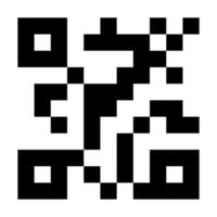 Quar code line icon. Scan me, product, link to application, pattern, recognition, chip, information, marking. Multicolored icon on white background vector