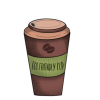 eco vänlig kaffe kopp png