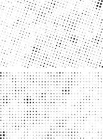 a black and white halftone vintage pattern set, grunge  wall texture background with halftone dot,  abstract dots, halftone pattern, random dots, spot, bitmap, noise, mesh, vector