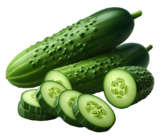 ai gerado pepino png pepino vegetal png fresco pepino png verde pepino png pepino transparente fundo