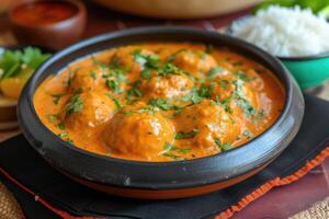 AI generated From Royal Courts to Your Plate,Malai Kofta Magic photo