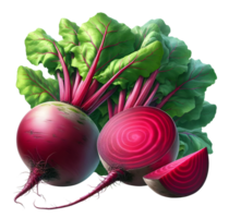 ai generiert Rote Beete Gemüse png Rote Beete mit Blätter frisch rot Zuckerrüben png rot Rote Beete png Rote Beete transparent Hintergrund