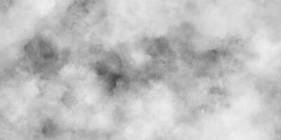 Grunge clouds or smog texture with stains, White cloudy sky or cloudscape or fogg, black and white gradient watercolor background. photo