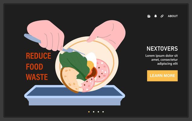 Leftovers. Sustainable cooking, repurpose nextovers to reduce food waste