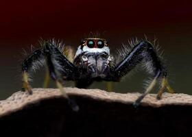 Best macro shot of jumping spider, spider,jumping spider photography photo