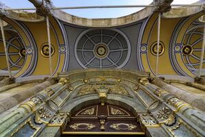 Decorations of Aziziye Mosque in Konya. Ottoman architecture in Anatolia photo