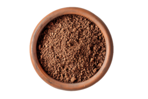 AI generated Organic Red Wine Grape Pomace in Terracotta Pot png