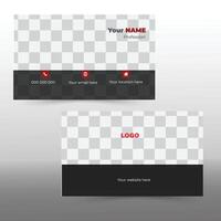 Business Card Template vector