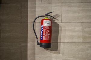 Hooseki fire Extinguisher APAR, indonesia, 17 November 2023. photo