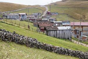 Mountain village on the Karester Yalas plateau, Trabzon, Turkey photo