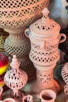 earthenware in the market, Djerba, Tunisia photo