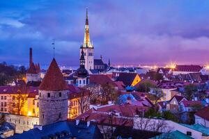 Tallinn Medieval Old Town, Estonia photo