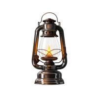 AI generated Kerosene lamp png isolated on transparent background