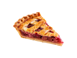 ai generiert ein Scheibe von Kuchen auf ein transparent Hintergrund png