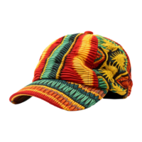 AI generated Rastamanas hat isolate on transparent background png