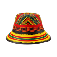 AI generated Rastamanas hat isolate on transparent background png