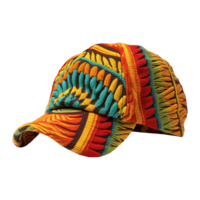 AI generated Rastamanas hat isolate on transparent background png