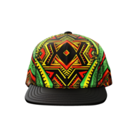 AI generated Rastamanas hat isolate on transparent background png