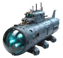 ai generado miniatura submarino png mini submarino png enano submarino png personal submarino png mini sub png pequeño submarino transparente antecedentes