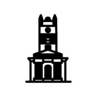 Clock TowerC  icon in vector. Logotype vector