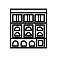 Museum Dealey  icon in vector. Logotype vector