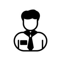 Business Man  icon in vector. Logotype vector