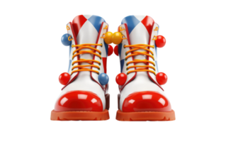 clown schoenen Aan transparant achtergrond png