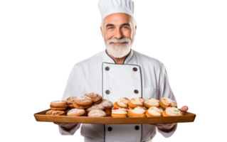 AI generated Passionate Male Chef On Transparent Background png