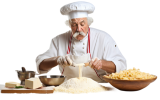 AI generated Pleasure by a Chef On Transparent Background png