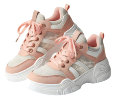 ai generiert Frauen Sneaker png beiläufig weiblich Sneaker png beiläufig Sneaker png Frauen Sneaker transparent Hintergrund