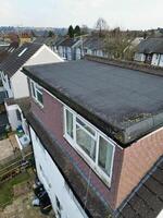 Aerial View of British Town and Residential District of Luton. photo