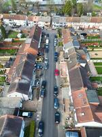 Aerial View of British Town and Residential District of Luton. photo