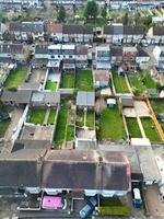 Aerial View of British Town and Residential District of Luton. photo