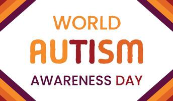 empoderamiento individuos con autismo, autismo día vector