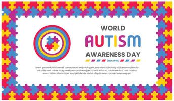 Empowering Individuals with Autism, Autism Day vector
