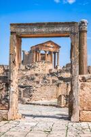 Dougga, Roman Ruins A Unesco World Heritage Site in Tunisia photo