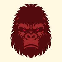 Illustration vector graphic of kong head design. Perfect for logo design.