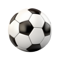 AI generated Soccer or football ball png isolated on transparent background