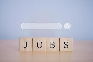 Job search ideas Online job opportunities using the job search bar Find your career on online websites. photo