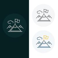 Acomplisment Achievement Vector Icon Design