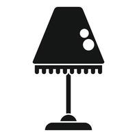 Torcher lamp icon simple vector. Room table design vector