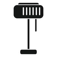 Stand torcher icon simple vector. Lamp stand vector