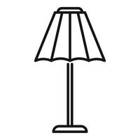 Decorative torcher icon outline vector. Fixture furniture vector