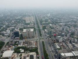 Aerial view of city Lahore in Pakistan on 2023-07-16 photo
