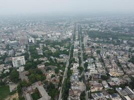 Aerial view of city Lahore in Pakistan on 2023-07-16 photo