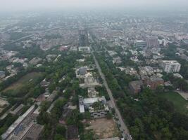 Aerial view of city Lahore in Pakistan on 2023-07-16 photo