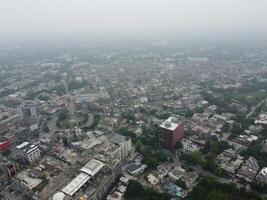 Aerial view of city Lahore in Pakistan on 2023-07-16 photo