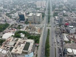 aéreo ver de ciudad lahore en Pakistán en 2023-07-16 foto