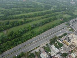 aéreo ver de ciudad lahore en Pakistán en 2023-07-16 foto