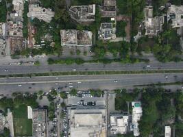 Aerial view of city Lahore in Pakistan on 2023-07-16 photo